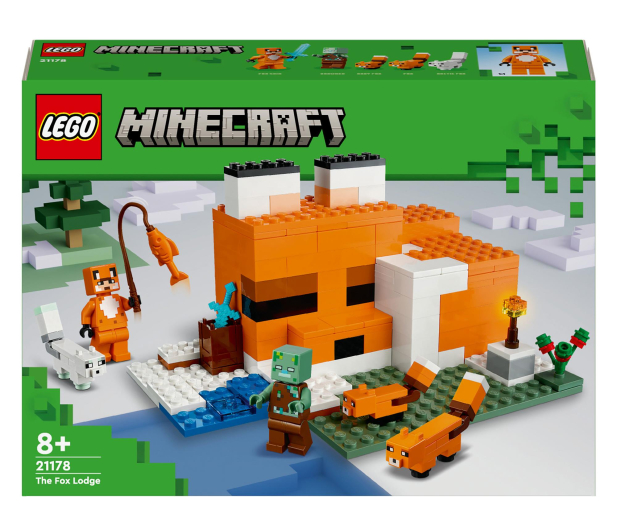 LEGO Minecraft 21178 Siedlisko lisów - 1032161 - zdjęcie